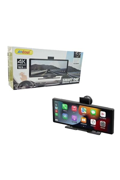 OEM Andowl Κάμερα Αυτοκινήτου 10.5" 4K με Οθόνη Αφής και Καταγραφή Οδήγησης Q...