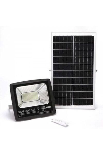 OEM Στεγανός Ηλιακός Προβολέας IP67 Ισχύος 100W με Τηλεχειριστήριο σε Μαύρο χ...