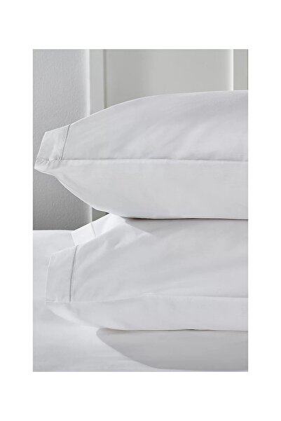 THE WHITE COMPANY Egyptian Cotton Cord Detailed Single Pillowcase - Super Kin...
