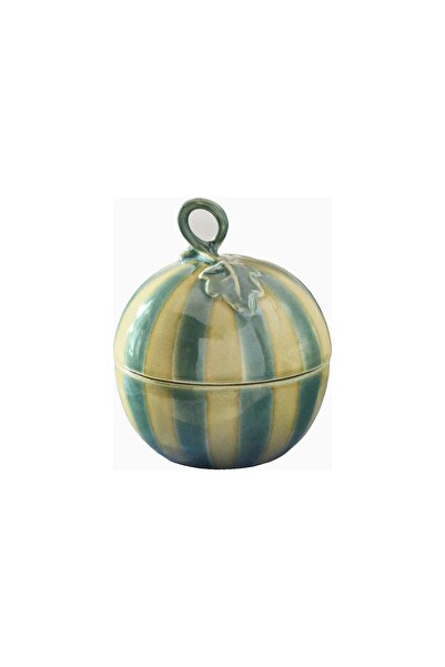 Anthropologie Meyer Ceramic Watermelon Decorative Bowl with Lid