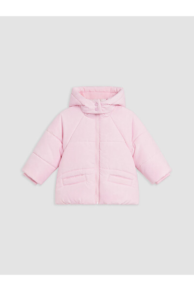 LC Waikiki معطف LC WAIKIKI بقلنسوة للفتيات