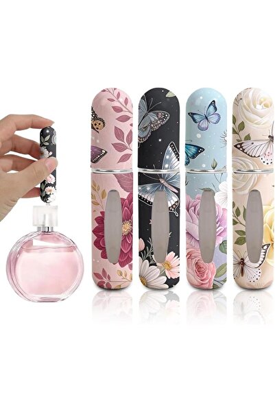 Yelajoy 4 Pack Refillable Perfume Atomiser, Portable Mini Sprayer,Empty Perfu...