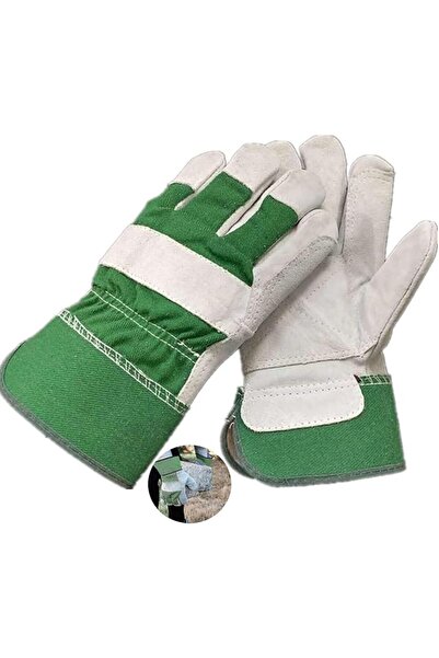Aputue Heavy Duty Gardening Gloves, 1 Pair Suede Cowhide Leather, Thorn Resis...