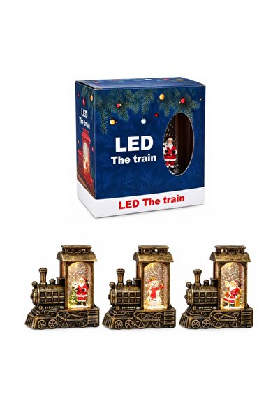 OEM Χριστουγεννιάτικο Διακοσμητικό Τρενάκι LED με Εφέ Χιονόμπαλας - Christmas...