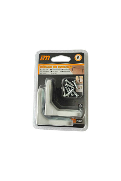 Tradesor Γωνίες επίπλων πλαστικές - 50mm - Σετ 12 πακέτα των 2 τεμαχίων - 206111