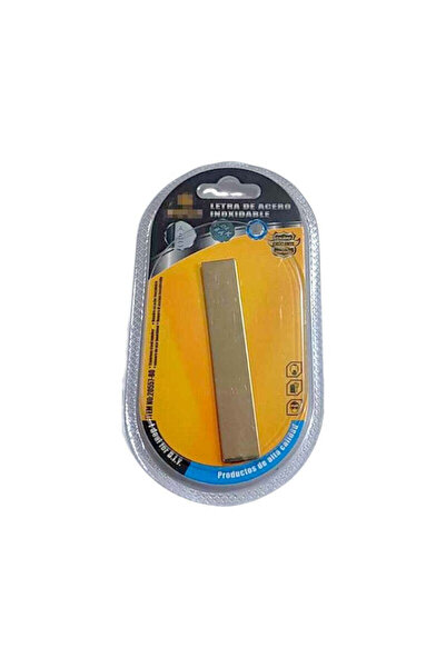 Tradesor Αυτοκόλλητη μεταλλική πινακίδα γράμμα I - 8cm - Σετ 12 τεμάχια - 204322
