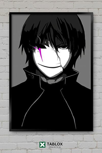 tablomaxtbx Αφίσα χαρακτήρων ανιμέ και μάνγκα Hei Darker Than Black, Διακοσμη...