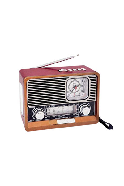 Tradesor Επαναφορτιζόμενο ραδιόφωνο Retro - ΕK105 - 830128 - Red