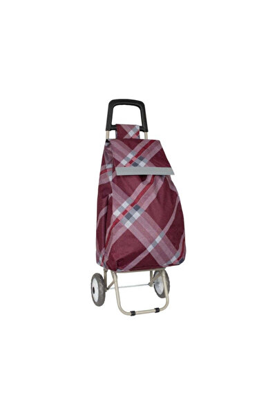 Tradesor Υφασμάτινο καρότσι λαϊκής - ZZ304-7B - 981287 - Dark Red