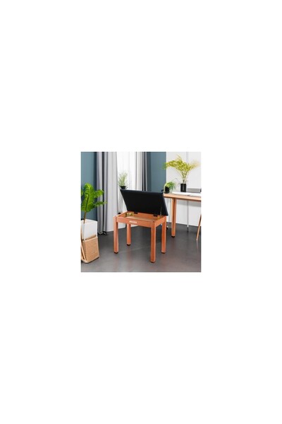 Donner Wood Storage Piano Bench,With High Density Suede Cushion, Large Storag...