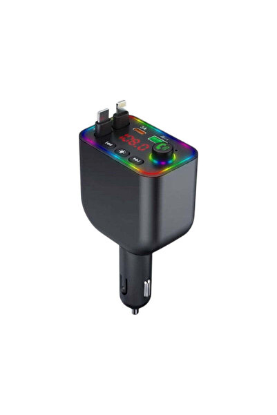 Tradesor Transmitter αυτοκινήτου Bluetooth με 2 καλώδια φόρτισης - Y4 - 811771