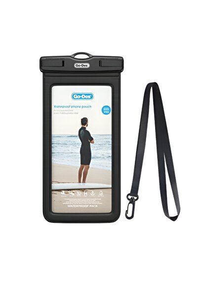 Go-Des Gd-Hd913 Ipx8 Waterproof Phone Pouch for Smartphones Underwater Case f...