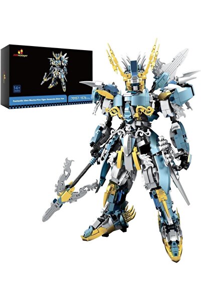 JMBricklayer Mecha Building Blocks, Hero Warrior Mecha Robot Model Kit (1576P...