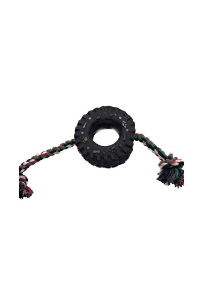 Tradesor Παιχνίδι σκύλου Latex με σχοινί - 32x11x4.5cm - 12pcs - 550432