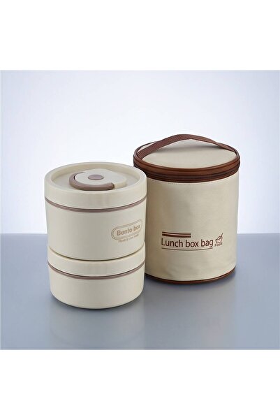 KRD 2-Piece Steel Lunch Box with Bag