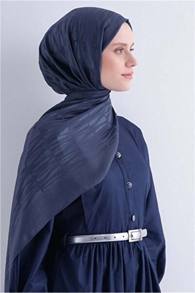 Armine Lyocell Şal - 3 - Lacivert