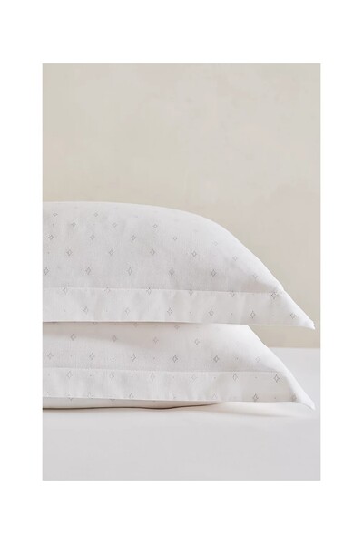 THE WHITE COMPANY Innes Cotton Linen Oxford Single Pillowcase - Standard 50 ×...