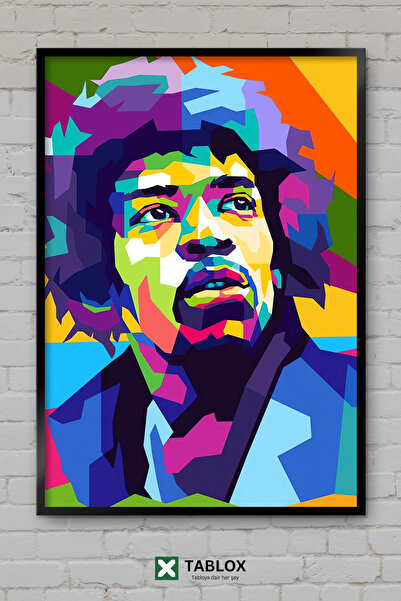 tablomaxtbx Κιθαρίστας Wpap Ποπ Αρτ Πορτρέτο Μουσική Αφίσα Σε Κορνίζα Διακοσμ...
