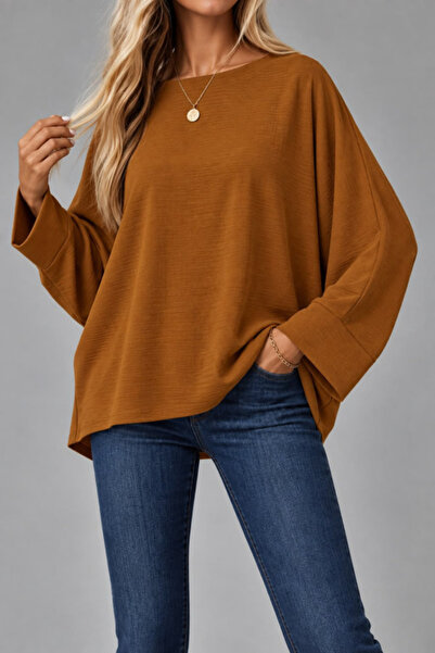 JANES Oversize bat sleeve blouse