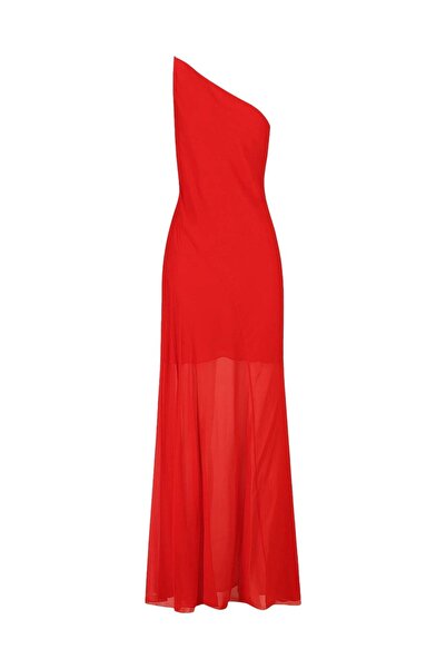 SHONA JOY One-Shoulder Panel Maxi Dress