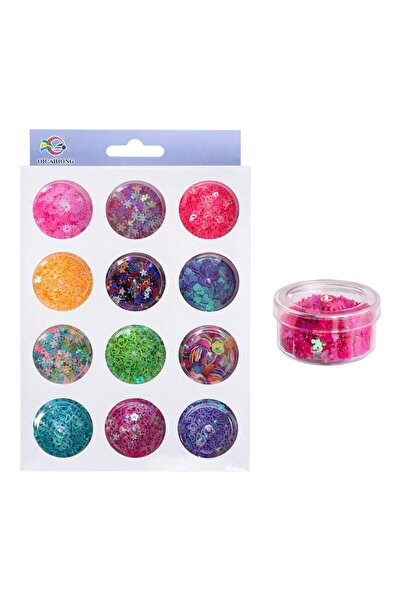 JML Nail Decorations 12/set, Sequins and Different Wholesale Shapes