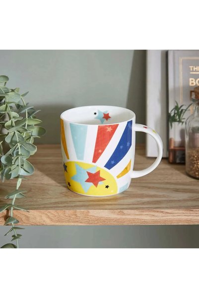 NO BRAND Portmeirion Cană Meirion 320 ml „You're a star” cu stele colorate, c...