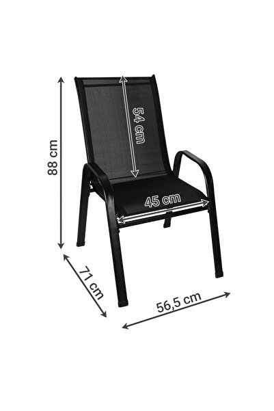 Gardlov Scaune metalice de exterior pentru terase, balcoane, grădină x4