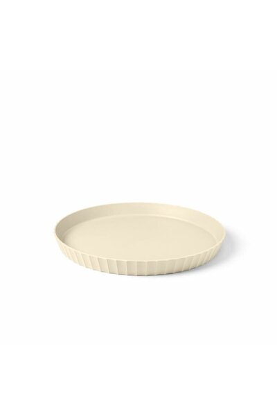 NO BRAND BLIM PLUS ATENA tavă rotundă medie 30 cm de culoare crem