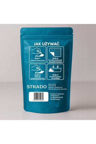 Strado 2x Gripsuri anti-alunecare pentru covoare, plăcuțe adezive pentru covo...