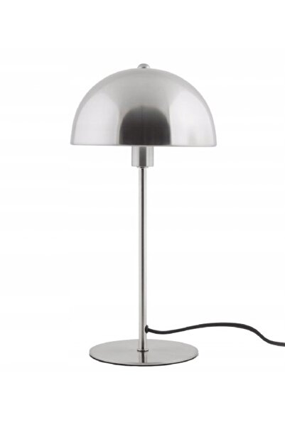 NO BRAND Lampă de masă metalică argintie retro pentru living, dormitor, tip c...
