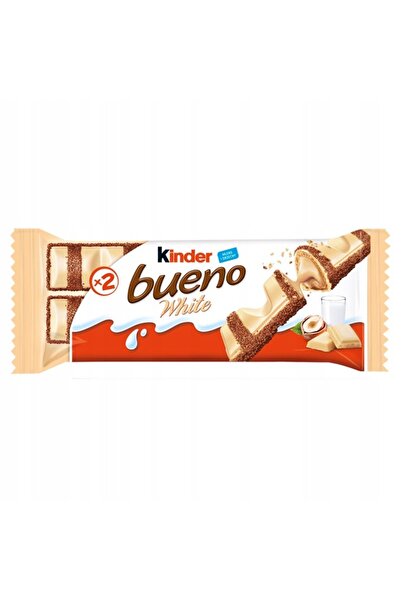 Kinder BUENO WHITE, napolitană cu umplutură 39g X30