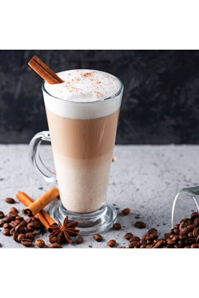 Tadar Set de pahare înalte din sticlă pentru LATTE, ceai și cafea, 6 bucăți +...