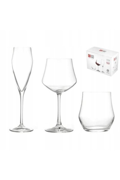 RCR EGO Kit 18el BLACK EDITION cristal de sticlă