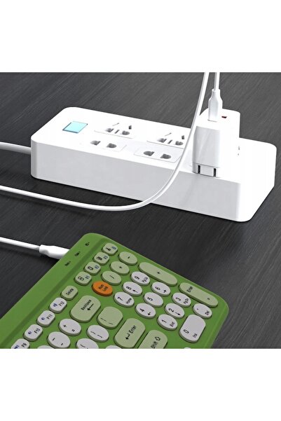 Pan i Pani Gadżet Tastatură Bluetooth fără fir de dimensiuni complete pentru ...