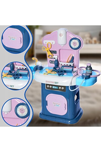 Stator Set medical mare de joacă, Accesorii pentru micul doctor, 26 piese.