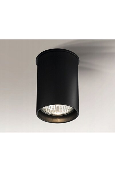 Shilo ARIDA spot de tavan negru tubular rotund GU10 1x10W 9cm