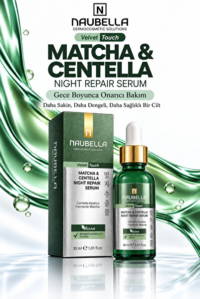 Matcha Centella Night Repair Cilt Yenileyici Serum 30 ml