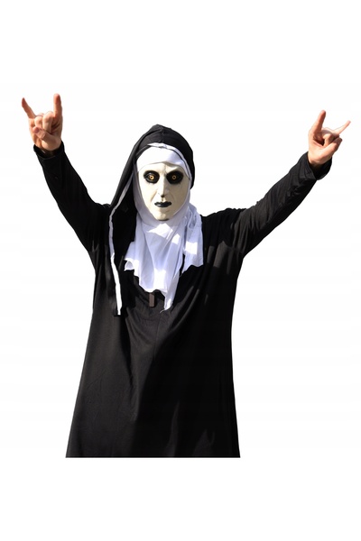 Korbi Costum de Călugăriță Prințesă, Mască de Călugăriță + Robă, Costum de Ha...