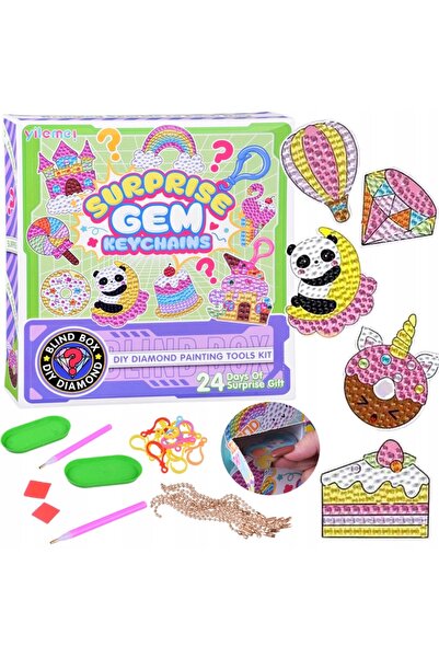 Jokomisiada Colaj DIY cu tematică de basm - Broderie cu diamante - brelocuri ...