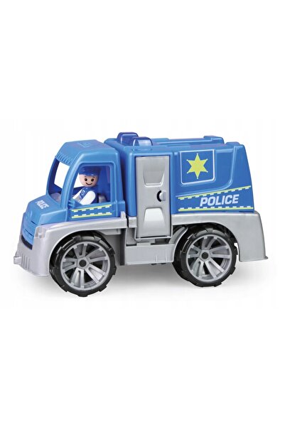 LENA Figurină de jucărie durabilă Autko Police TruXX Blue Services, 39 cm
