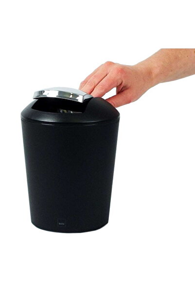 Kela Coș de gunoi pentru baie, 1,7 L, Negru