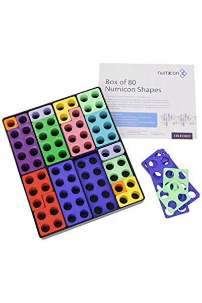 NO BRAND Numicon - 80 de forme educative colorate