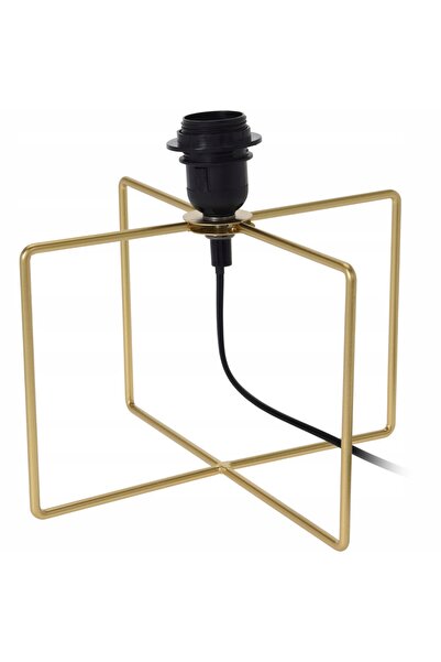 Home Styling Collection Lampă de masă pătrată de 25 cm, stil loft, minimalist...