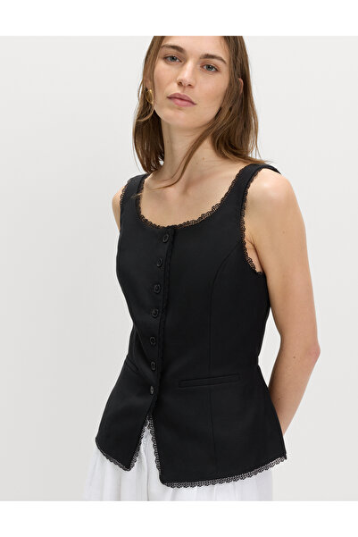 Marks & Spencer Keten Karışımlı Üst