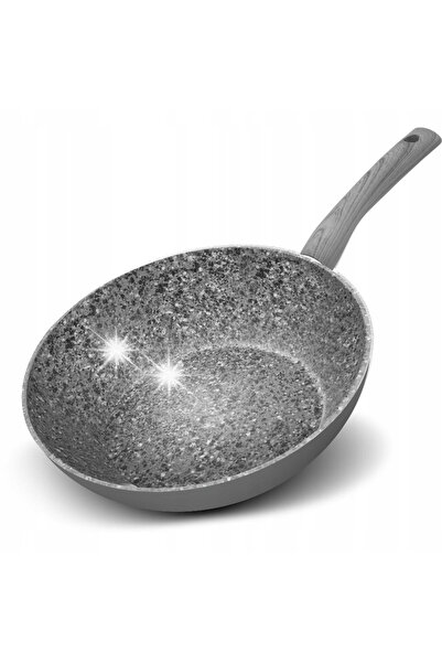 LAMART Tigaie wok, diametru 28cm, FLINT LT1191, aluminiu, fără PFOA