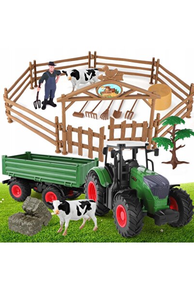 Acr SET FERMĂ: TRACTOR, REMORCĂ, TRACTOR AGRICOL, UTILAJE AGRICOLE, ANIMALE, ...