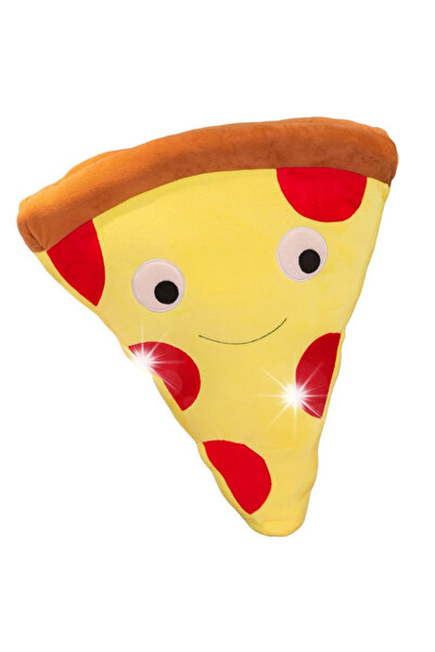 Pan i Pani Gadżet Pernă de pluș pizza, jucărie de pluș umplută, tip animație,...