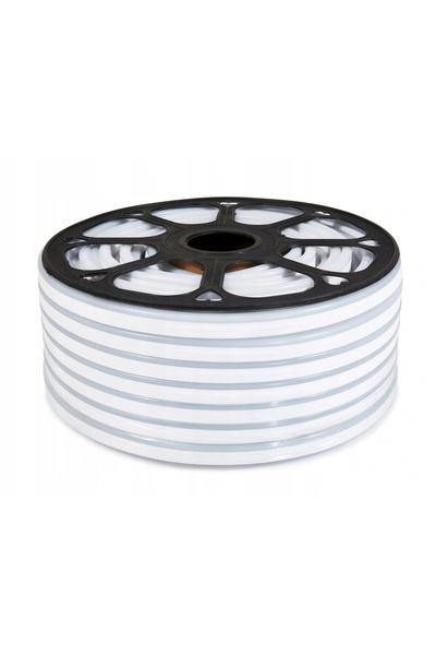 NO BRAND Bandă LED tip neon, alb rece 6500K, flexibilă, 230V, 5m + ștecher
