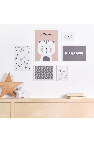 NO BRAND PLACURI DECORATIVE PENTRU CAMERA COPIILOR, DECOR DE PERETE, 6 BUCĂȚI...
