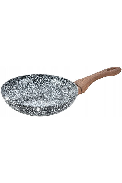 Kinghoff Tigaie granit marmură antiaderentă 28 cm inducție Lemn